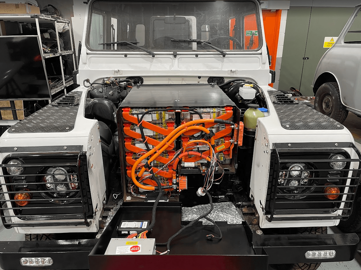 Defender EV Open Battery Box